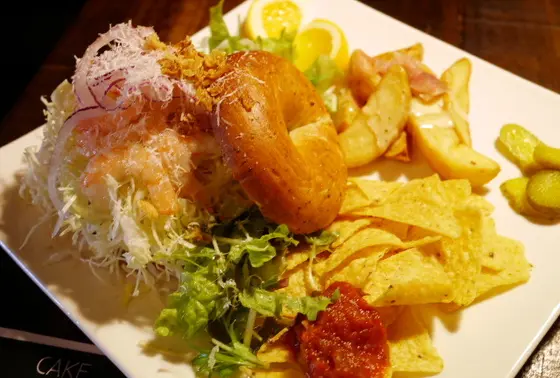 ランチのボリューム満点