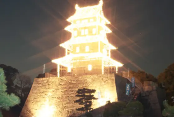 期間限定！！光の天守閣