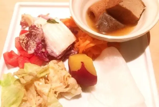 野菜が美味しい