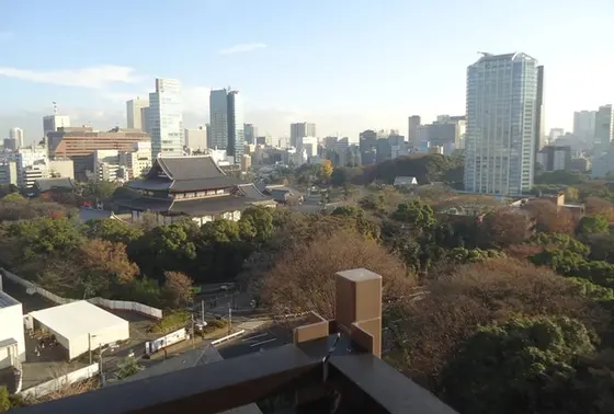 芝公園側がおすすめ