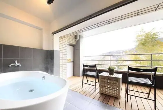 客室内露天風呂のお部屋