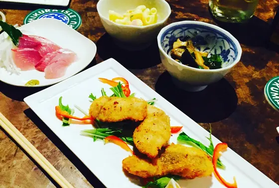 この日の定食はフライでした！