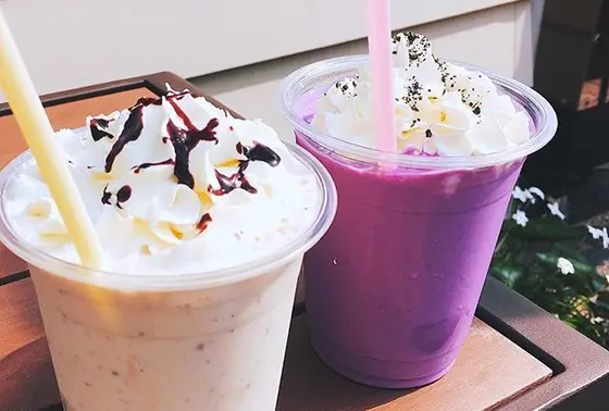 沖縄県産のお芋を使ったドリンク