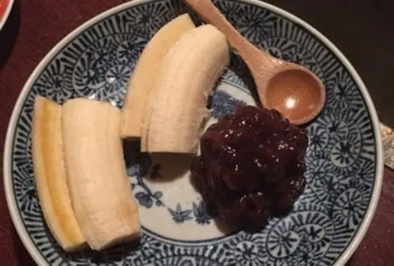 あんこバナナクレープ