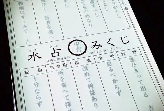 水占いみくじ