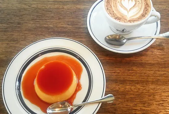 プリンが美味しい