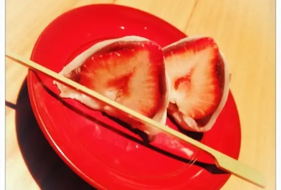 〆はいちご大福