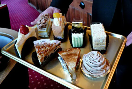 ケーキセットがお勧めです