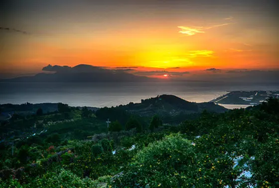 夕日がとってもきれい。