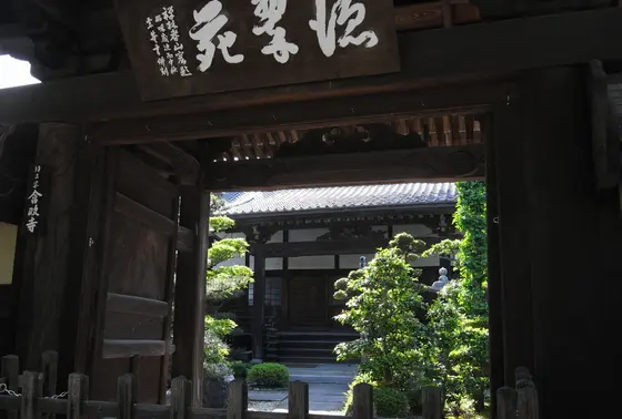 いつも眺めるだけの含政寺