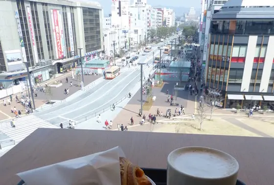 カフェからの眺望
