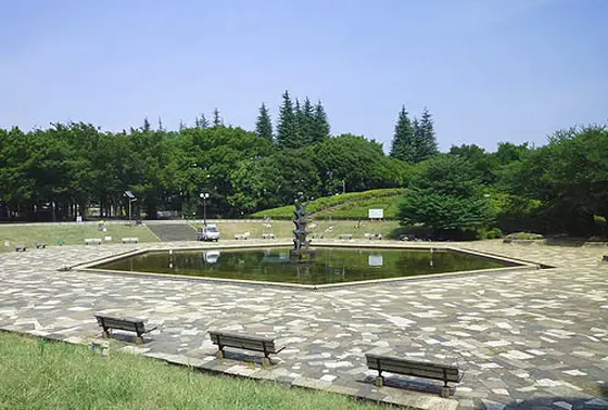 噴水エリア