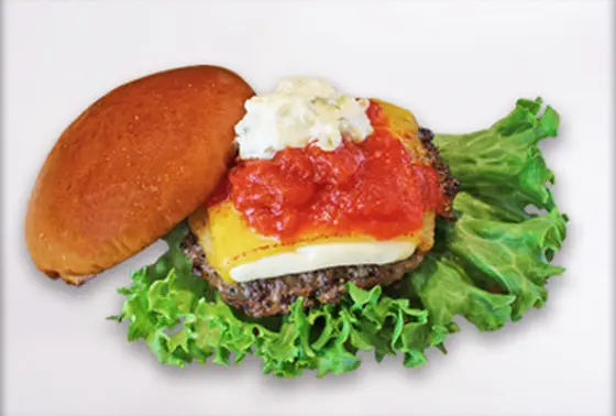 チェダー＆クリームチーズバーガー