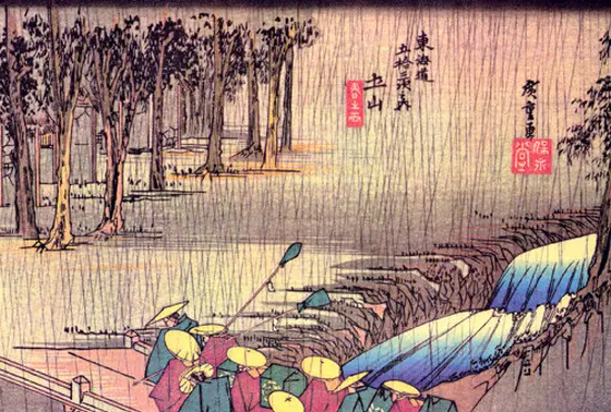 ＜土山宿＞