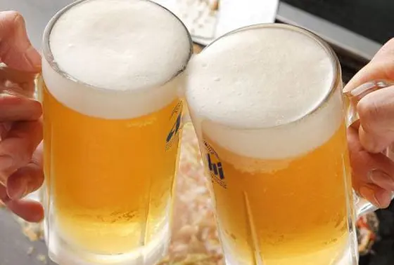 ランチビールいっときますか