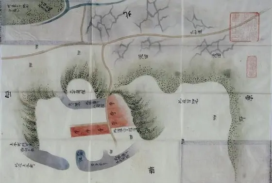 浅野家に伝わる真田丸絵図