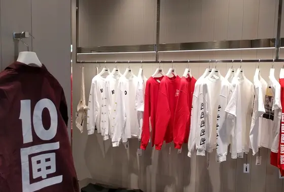 メンズのグッズが中心