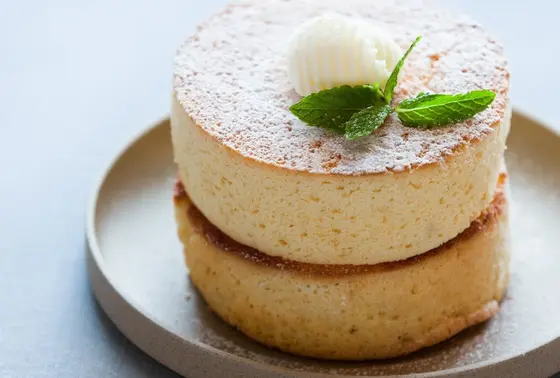 パンケーキに夢中♡