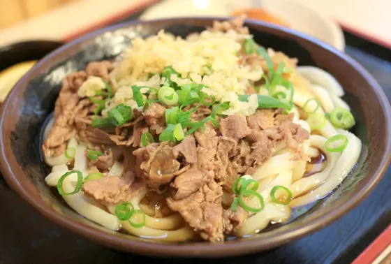 肉うどん。