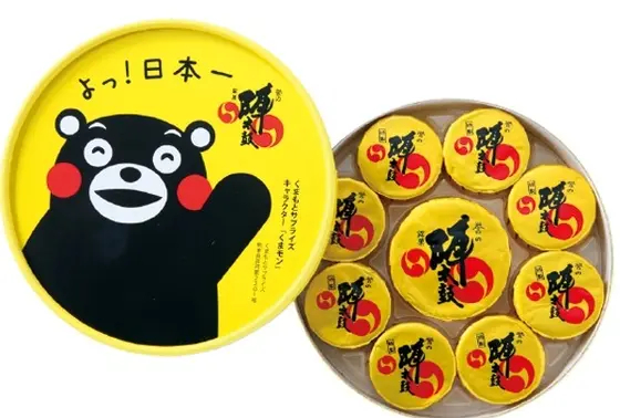 くまモンとコラボした陣太鼓