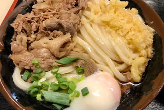 温玉肉ぶっかけうどん(冷)