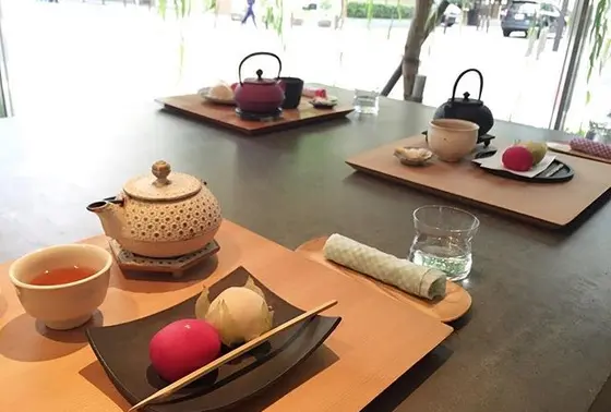 カフェコーナーがとても素敵なんです。