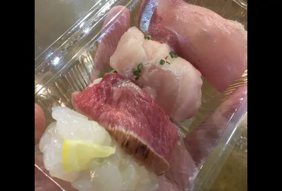 ウチワエビのお寿司も！