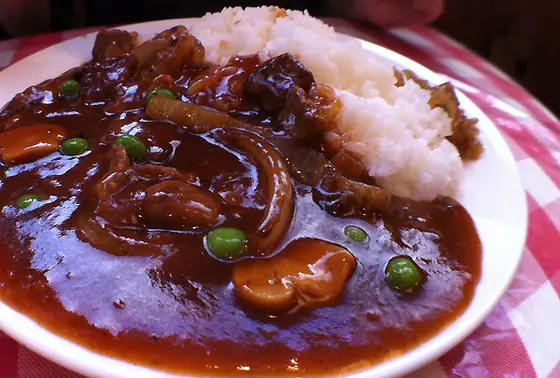 ハヤシライスも負けてません
