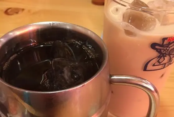 キンキンに冷えたアイスコーヒー！
