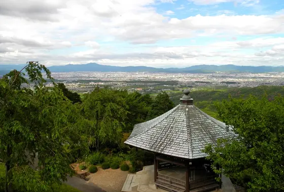 京都市街の眺め