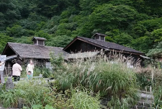 温泉棟へ