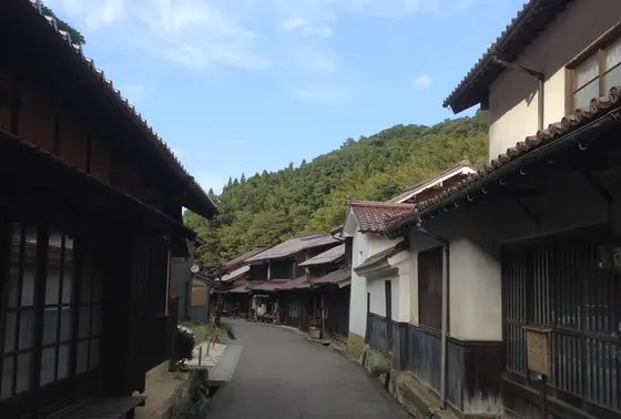 石見銀山の町並み