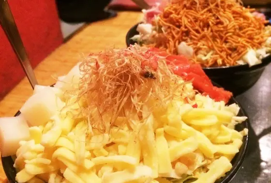 一押しの「明太子もちチーズもんじゃ」