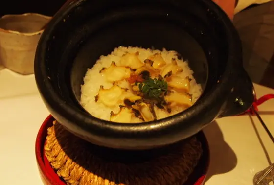 鮑の炊き込みごはん