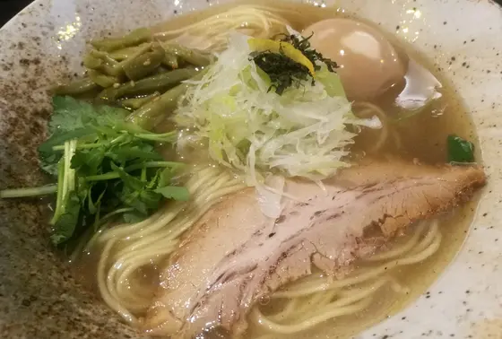 鯵ニボ汐そば（塩）