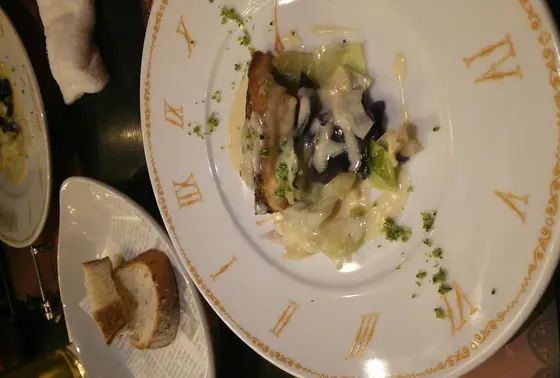 コース料理の一皿