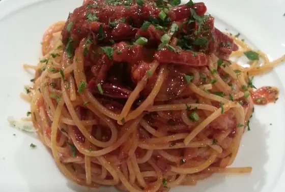 深夜のパスタ