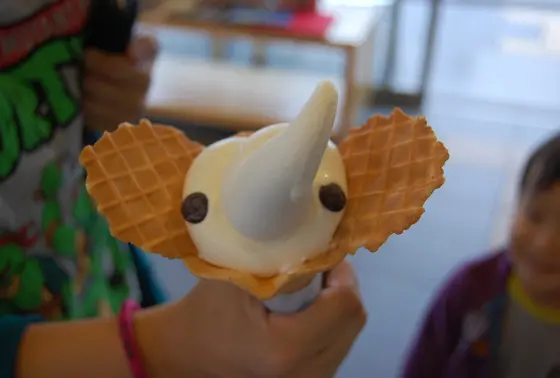 ゾウノハナソフトクリーム