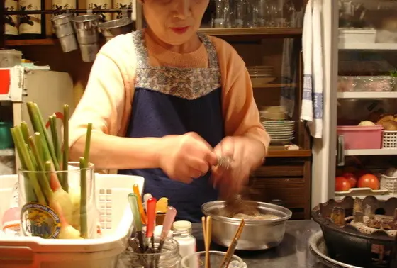 基本おばちゃんが一人で切り盛り
