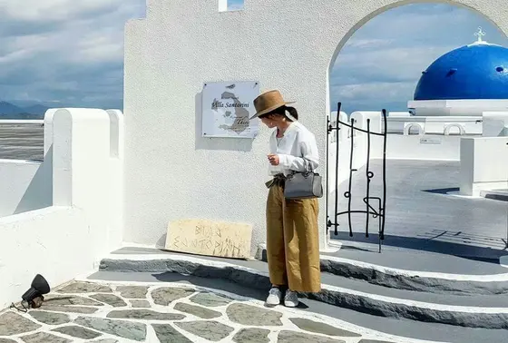 入り口で🎵