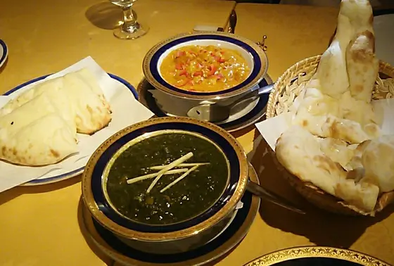 カレーがたっぷり
