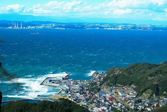 地獄のぞきから見える海