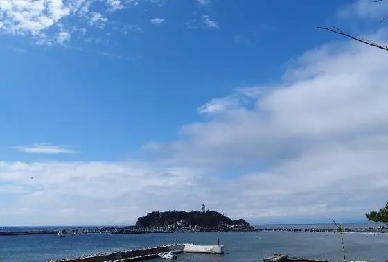 江ノ島が見える～♪