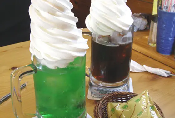 クリームソーダとクリームコーヒー