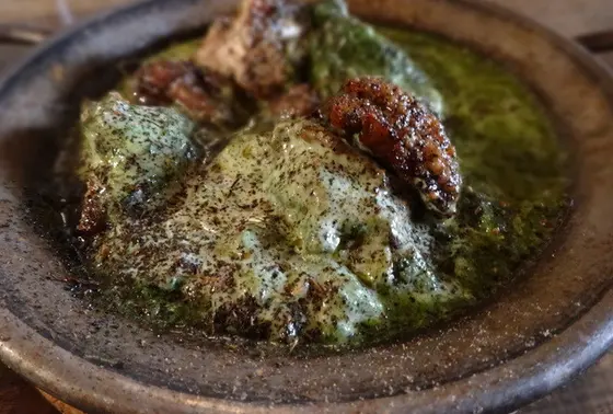 ほうれん草ベースのカレー