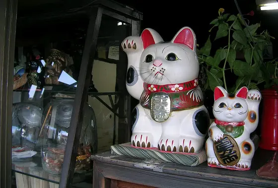 店舗もレトロ