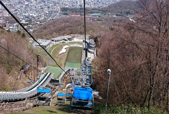 帰りのリフト