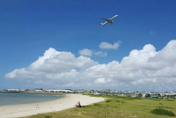 空港が近いから圧巻