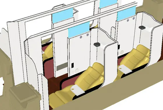個室を備えた新型車両が投入されます