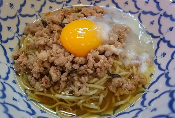 変わり種②ガパオまぜそば
